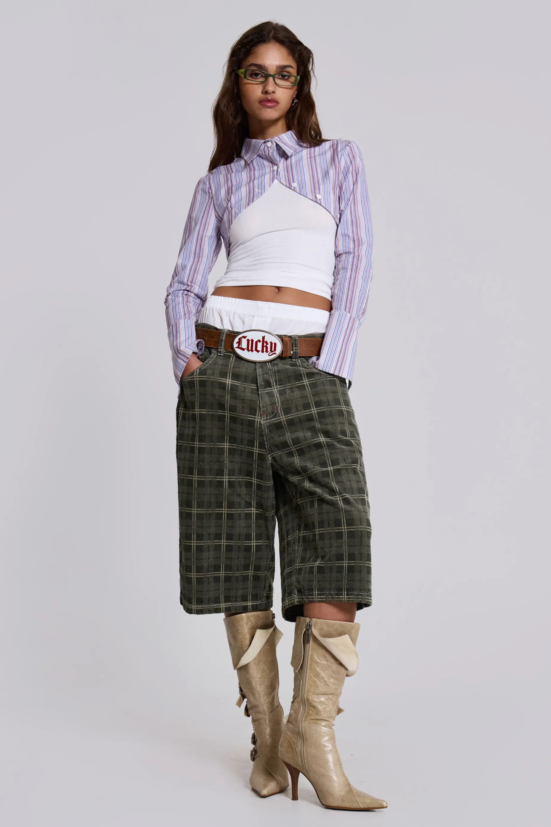 Jaded London Brooklyn Cord Jumbo Jorts-Women Jorts | Shorts & Jorts