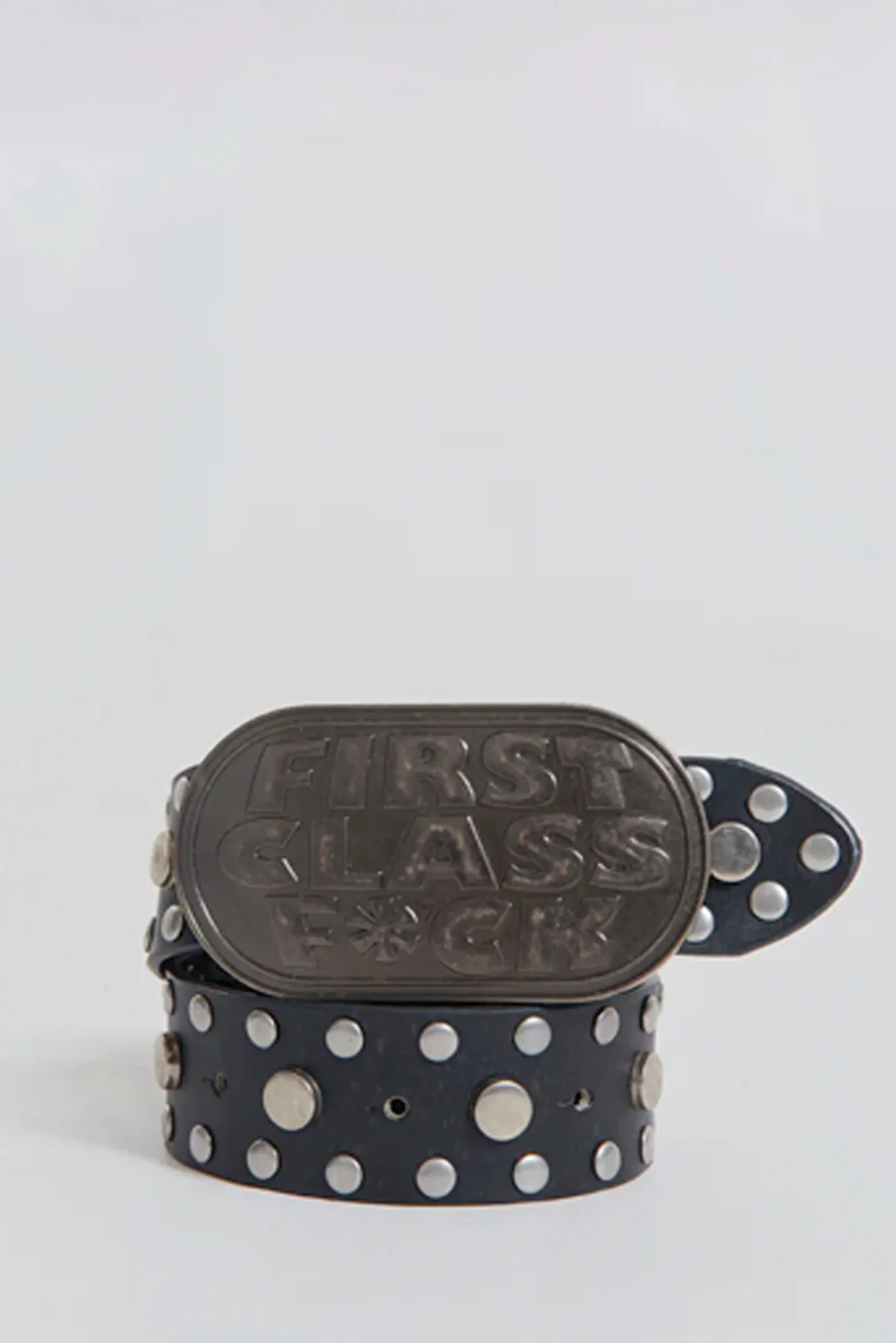 Jaded London First Class Black Leather Belt-Women Accessories