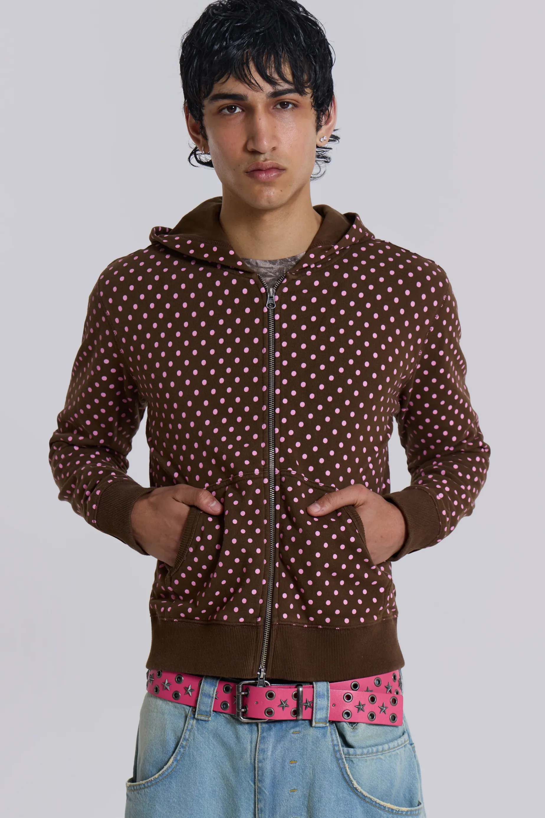 Jaded London Polka Dot Mini Monster Hoodie- Hoodies & Sweatshirts | Hoodies & Sweatshirts