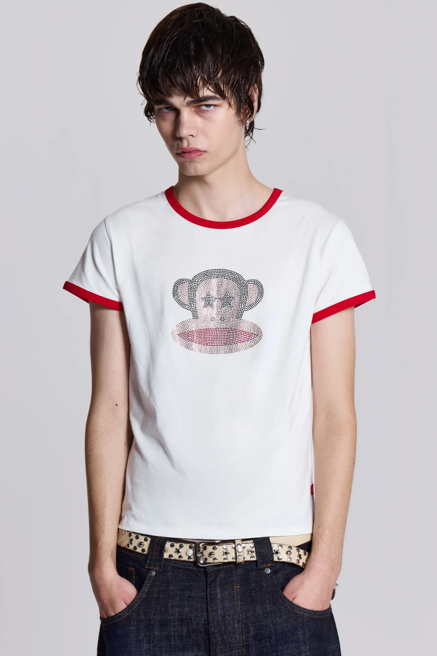 Jaded London Starry Eyed Julius Ringer Tee- T-shirts & Vests | Tops